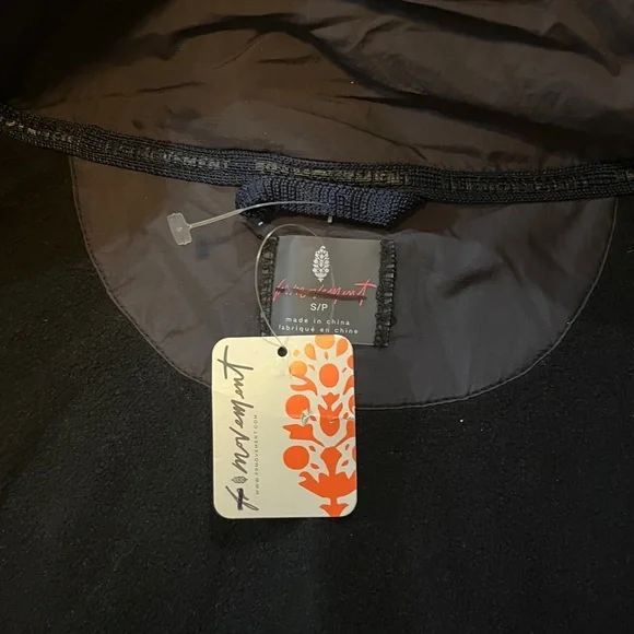 Free People Moon Magic Reflective Rain Parka Size Small NWT - Picture 14 of 17
